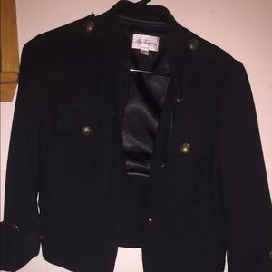 Military Style Cropped Jacket